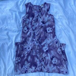 vintage floral midi corset back dress